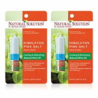 Natural Solution Nasal Inhaler, Natural Remedy for Sinus Relief, Aromatherapy | Pack of 2