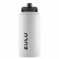 ZULU® Goals 64 Fluid Ounce Stainless Steel Water Bottle - Black Perspective: Main