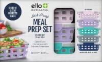 Ello® DuraGlass Leak-Proof Food Storage - Blueberry Tart Perspective: Main