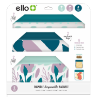 Ello® Spring Flowers Reusable Bags