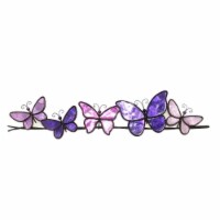 Eangee Home Design m2020 p Butterflies on a Wire Wall Decor, Purple