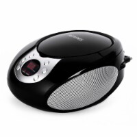 Riptunes Cd Boombox W/ Am/fm Radio Black
