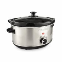 Deni 3.5 Quart Stainless Steel Digital Oval Slow Cooker 