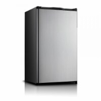 3.3 Cu. Ft. Compact Refrigerator, Stainless Look