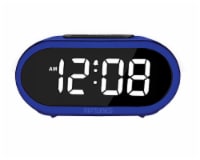 Riptunes 1.4  Display Alarm Clock w/5 sound settings - Blue