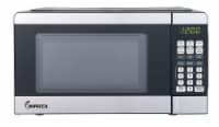 Impecca 0.7 Cu. Ft., Countertop Microwave, 700 Watts, 9.65-Inch Turntable, Stainless Steel