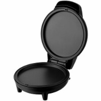 Courant Griddle and Mini Oven Compact Griddle 7-inch Personal Griddle Pizza Maker, Black