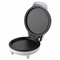 Courant Griddle and Mini Oven Compact Griddle 7-inch Personal Griddle Pizza Maker, White