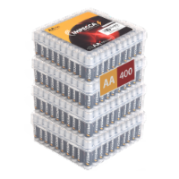 Impecca 400-Count AA Batteries Alkaline Battery, Long Lasting Shelf Life
