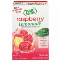 True Lemon® Raspberry Lemonade Drink Mix Packets Perspective: Main