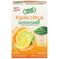 True Lemon® Triple Citrus Lemonade Drink Mix Packets Perspective: Main