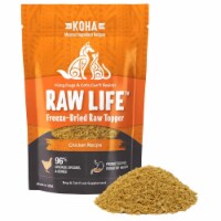 Koha 811048023261 Grain Free Raw Freeze Dried Topper Chicken Dog & Cat Food - 8 oz