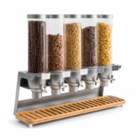 Rosseto EZ573 1.3 gal EZ-SERV X5 Dispenser with Bamboo Tray - 32 x 11.1 x 26.3 in.