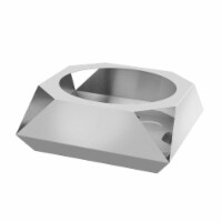 Rosseto SM283 Round Diamond Multi-Chef Stainless Steel Frame