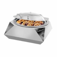 Rosseto SK049 Round Diamond Multi-Chef Stainless Steel Frame with Soft Closing Lid - 2 Piece