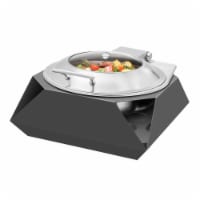 Rosseto SK050 Round Diamond Multi-Chef Black Frame with Soft Closing Lid - 2 Piece