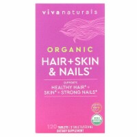 Viva Naturals Organic Hair + Skin & Nails - 120 Tablets