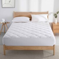 Diamond Quilted Down Alternative Mattress Pad