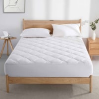 Diamond Quilted Down Alternative Mattress Pad