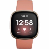 Fitbit Versa 3 - Pink Clay / Soft Gold