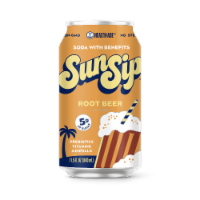 Health-Ade® SunSip™ Root Beer Soda Can Perspective: Main