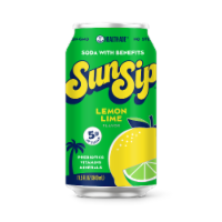 Health-Ade® SunSip™ Lemon Lime Soda Can Perspective: Main