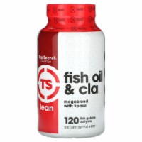 Top Secret Nutrition Lean Fish Oil & CLA Megablend with Lipase - 120 Fish Gelatin