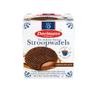 Daelman's® Chocolate Stroopwafels Waffle Cookies Perspective: Main