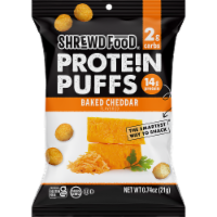 Shrewd Food® Baked Cheddar Protein Puffs Perspective: Main