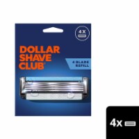 Dollar Shave Club Men's Razor Four Blade Razor Blade Refill