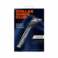 Dollar Shave Club® Heavy Metal Handle 6 Blade Razor Set Perspective: Main