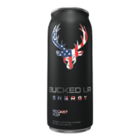 Bucked Up Energy® Rocket Pop Energy Drink Single Can Perspective: Main