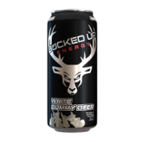 Bucked Up White Gummy Deer Energy Drink Perspective: Main