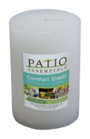 Patio Essentials Citronella Pillar Candle For Mosquitoes/Other Flying Insects 8 oz. - Total