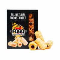 FOGO Charcoal 113275 Natural Fire Starters, 30 Count