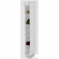 Honey Can Do 54 in. H x 6 in. W x 12 in. L Canvas Hanging Vertical Closet Organizer 1 pk -