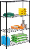 Honey Can Do 4 Tier Shelving Unit - Black