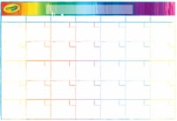 Crayola® White Dry-Erase Monthly Calendar