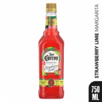 Jose Cuervo® Authentic Margarita Strawberry Lime Prepared Cocktails Ready To Serve Perspective: Main
