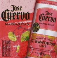 Jose Cuervo Strawberry Lime Margarita Ready to Drink Cocktail Perspective: Main