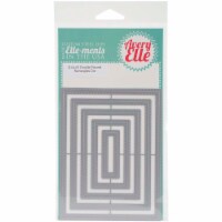 Elle-Ments Dies-Double Pierced Rectangles