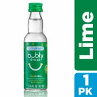 SodaStream® Bubly™ Drops Lime Unsweetened Natural Flavor Sparkling Water Perspective: Main