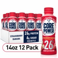 Core Power Strawberry Banana Protein Shake Perspective: Main