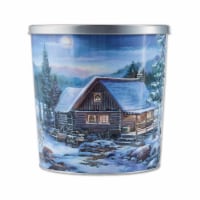 Hickory Farms® Holiday Winter Retreat Variety Popcorn Tin Perspective: Main