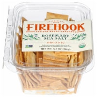 Firehook Organic Rosemary Sea Salt Artisan Baked Crackers 5.5 oz Perspective: Main