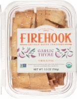 Firehook Organic Garlic Thyme Artisan Baked Crackers 5.5 oz Perspective: Main