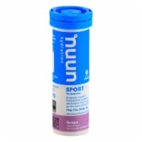 Nuun Sport Grape Electrolyte Supplement Water Enhancer Tablets
