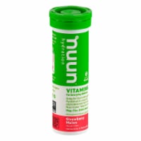 Nuun Hydration Strawberry Melon Effervescent Vitamin Supplement Tablets