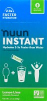 Nuun® Instant Lemon Lime Electrolyte Drink Mix Stick Packs Perspective: Main