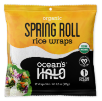Ocean's Halo® Organic Spring Roll Rice Wraps Perspective: Main